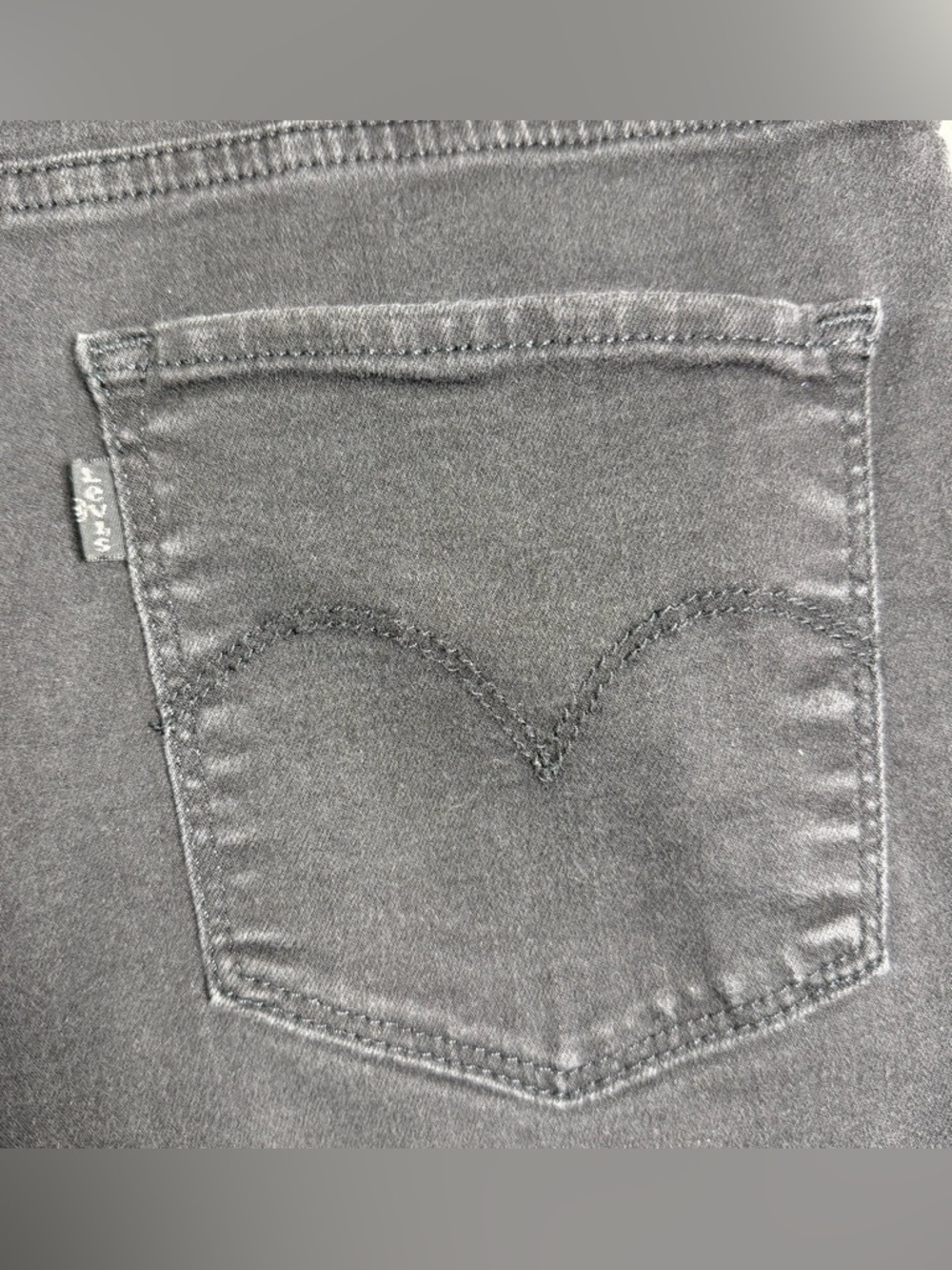 Levi’s 721 Womens Skinny Jeans Black Wash Stretch Denim Sz 31x28 Classic - Picture 6 of 10
